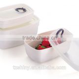 2016 Disposable BPA free Food Container Preservation Box Rectangle Fruit Container Box with pulling ring