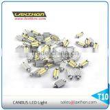 Festoon 39mm 42mm 8 Pcs 5050 SMD Canbus Led License Plate Light With Aluminum Housing