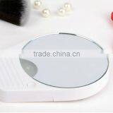 Bathroom Led Sucker Mirror for Wall Mounting / Shaving Mirror in Round Single Side