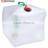 2015 Whole Sale 15L 20L LDPE Water Container Jerry Can With Large Capacity Storage Portable and Foldable thumbnail-2