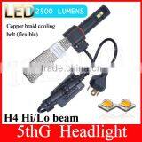 5000lumen 20w Fanless H13 Led Car Headlight Bulbs for MAZDA 2 thumbnail-5