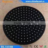 Beelee 10'' Black Round Shower Bathroom Ceiling Mounted Waterfall Rain Shower Head Quality Choice thumbnail-2