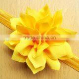 Ruffle Headband,Flower Ribbons Headband, Ruffle Head Accessories, Elastic Rope Headband, Childrens Accessories thumbnail-2