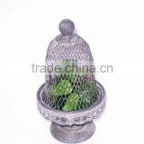 KS4199F-metal Wire Cage Plant Holder thumbnail-1