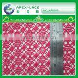 Hot Selling Fashion Polyester Lace Fabric