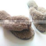 Plush Ladies Flip Flop Slipper thumbnail-1