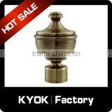 KYOK 2016 new chrome curtain rod finials,curtain rod wholesale,bird curtain rod finials