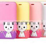 Lovely Cats Pattern Mobile Phone Case Flip Wallet Phone Case For IPhone 6 thumbnail-1