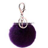 8cm Rabbit Hair Ball Bag Keychain With High Quality