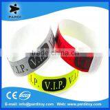 Self Adhesive Door Entry Tyvek Paper Wristbands Bracelets Quality Choice