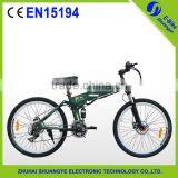 2015 Factory New 26" 36V Folding Mountain Electric Bike Engine thumbnail-4