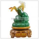 Resin Jade Chinese Luckly Horse ,Fengshui Horse ,horse Ornament thumbnail-1