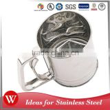 High quality 3 cup spring handle stainless steel flour sifter