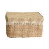 Cute Seagrass Box With Lid, Natural Seagrass Basket With Very Very Cheap Price thumbnail-3