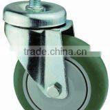 22 Series Double Ball Raceway Structure Screw Stem Swivel TPR Caster thumbnail-1