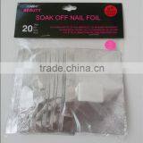 Aluminium Foil Silver or Printed Logo Nail Arts Wraps Foil for Gel Nail Polish Remover Quality Choice thumbnail-2