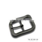 39mm Solid Zinc Alloy Gun Metal Finish Buckle