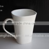 Factory Wholesale printable white square coffee mug 15oz