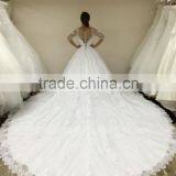(MY20160406A) MARRY YOU Long Sleeve Cathedral Train Wedding Dress 2016 thumbnail-2