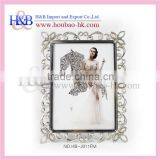 H&B 6*8'' Metal Stylish Luxury Wedding Photo Frame