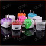 Folding Plug Quality 12V Power Charger, Dice Charger Branded OEM Travel Charger For US EU Market thumbnail-2
