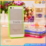 Acrylic Super Soft Transparent Case For Apple iphone 5 5S 6C 5SE Ultra Slim TPU Silicone Gel Cell Phone Back Cover