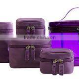 Clear Plastic Makeup Train Case Mini Packing Cubes thumbnail-3