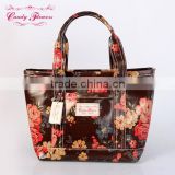 Hot Sell Brand Floral Pattern Two Handles Handbags