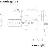 High Quality 546 Oval Type Lamp Led DIP LED RoHS and REACH Compliant thumbnail-2