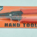 Red Plastic Handle Locking 10-18 AWG Cable Wire Stripper Cutter Pliers Black thumbnail-3