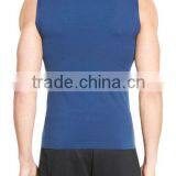 Daijun OEM Summer Men's Polyester Blue High Quality Wholesale Tank Top thumbnail-3
