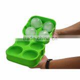 BPA Free Amazon Hot Selling Ice Ball 4 Capacity Mold Silicone Ice Ball thumbnail-5