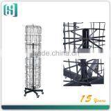 Retail Wire Rotating Cardboard Display RackHSX-FS0078