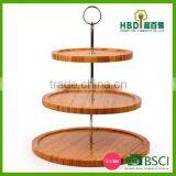 3 Layers Tiered Round Rotable Tray thumbnail-3