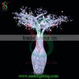 Artifical Acrylic Tree Light Lighted White Tree Garden Landscape Light