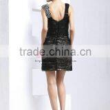 High Quality Sexy Girls Short Backless Dress Bodycon Bandage Dress 2015 thumbnail-3