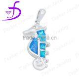Wholesale Opal Pendant Bulk Sale Hippocampus Shaped Opal Pendant thumbnail-1