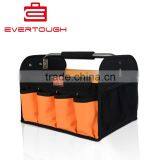 600D Polyester Canvas Open Top Tool Bag With Steel Handle Tool Kit OEM ODM thumbnail-2