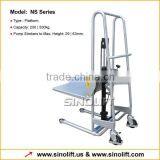 NS Series Manual Mini Stacker With Platform