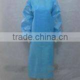 Non Woven Blue Disposable Gowns Medical