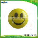 Smiling face ball High quality children toy balls Soft anti stress ball,PU foam Ball