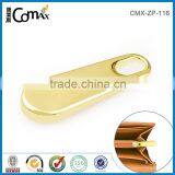 Custom Zinc Metal Flat Zip Puller and Slider With Plating Gold For Bag thumbnail-5