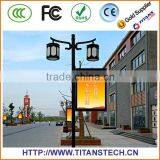 Creative LED Lamppost Advertising Video Display
