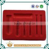 Red Plastic Pvc Pet Flocking Cosmetic Inner Tray thumbnail-1
