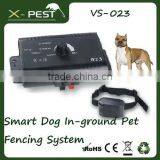 Visson VS-023 smart dog In-ground pet fencing system remote control dog training collar