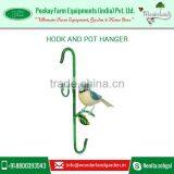 Classical Vintage Metal Outdoor Garden Corner Flower Pot Hanger With Hanging Hook thumbnail-1