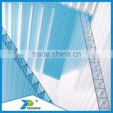 Transparent PC Polycarbonate Plastic Hollow Roofing Sheets Ten Years Quality thumbnail-1