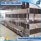 60/60/1.3mm Erw Welded Square Pre Galvanized Steel Pipe
