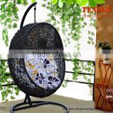 YH-7095 Indoor and outdoor hot sale hanging egg shaped chair