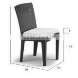 2017 Trade Assurance Hot Sale Modern Style All Weather Outdoor Rattan Classic Dining Chairs thumbnail-2